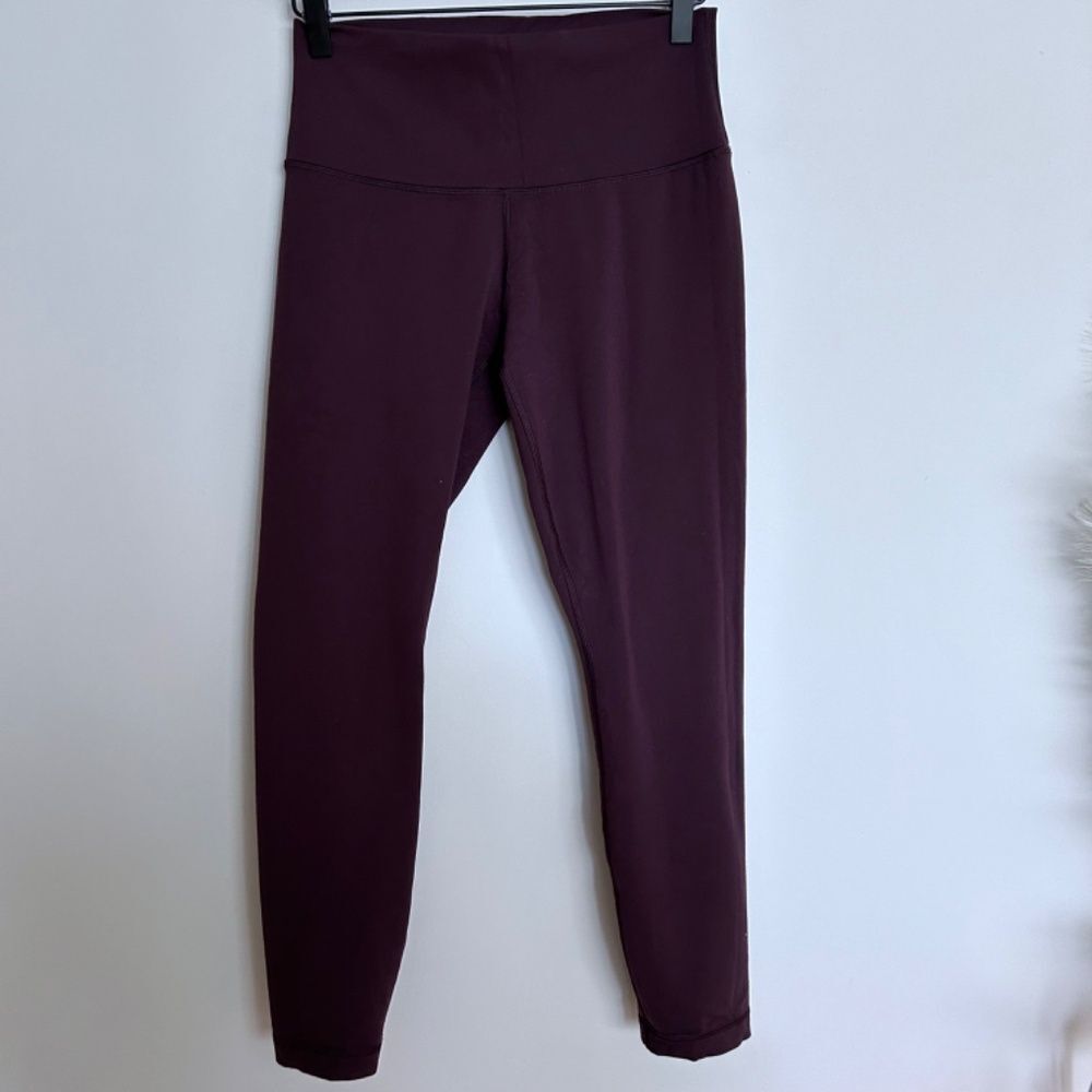 Lululemon Burgundy Leggings - Picture 4 of 9